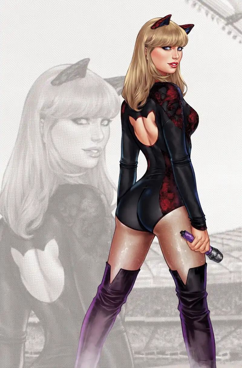 Taylor Swift Female Force #2 - Chatzoudis - Cat Costume Part Deux - Virgin Metal Exclusive