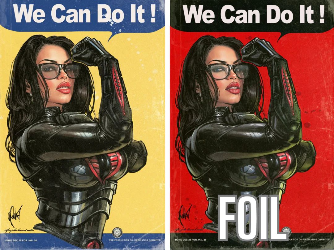 G.I. Joe #326 - Virgin &amp; Spot Foil Exclusives