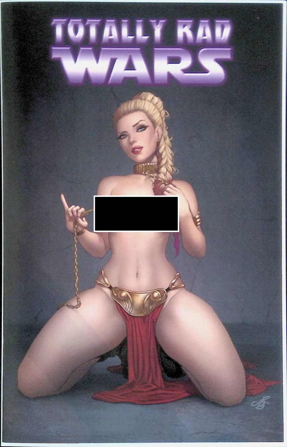 Totally Rad Wars #3 - Slave Leia Naughty Variant
