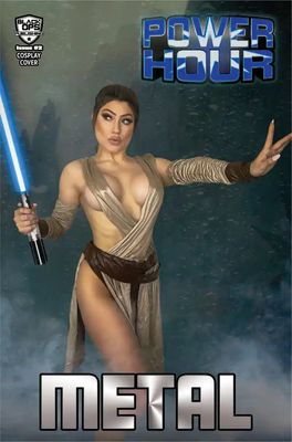 Power Hour #2 - Faces by Rachie - Blue Sword Rey Cosplay Metal Exclusive