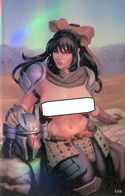 Samurai of Oz #1 - Samurai Dorothy Virgin Naughty Holofoil