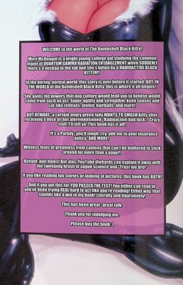 Bombshell Black Kitty #1 - Kickstarter Naughty Virgin Exclusive