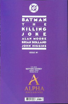 Batman: The Killing Joke #1 - Batgirl Trade Exclusive