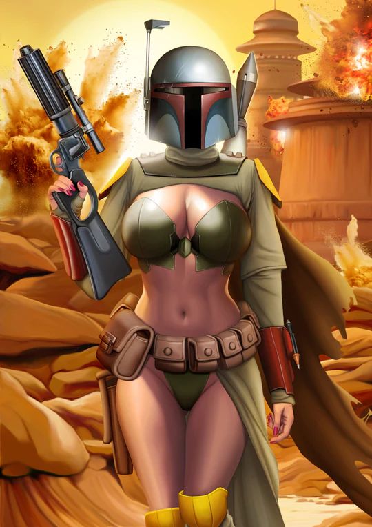 Cool Comics Cover Gallery - Lady Fett Cosplay Nice Virgin Exclusive