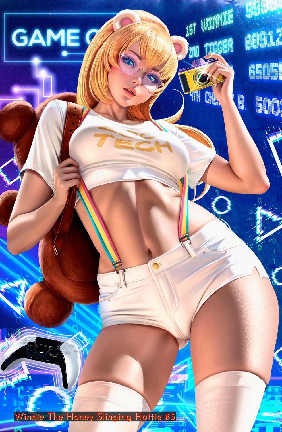 Winnie the Honey Slinging Hottie #3: Winnie &amp; Tigger's Adventures - Virtual Insanity Lab Geek Variant