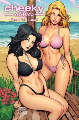 Cheeky Comics Beach Party #1 - Death Goddess Variant
