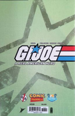 G.I. Joe: Real American Hero #316 - Bombs Away Virgin Spot Foil Exclusive