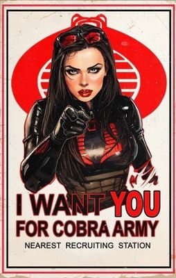 G.I. Joe: Real American Hero #317 - Cobra Recruiting Poster Spot Foil Exclusive