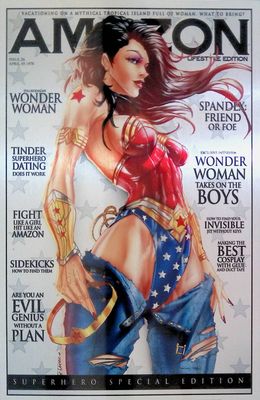 White Widow #4 - Amazon Princess Magazine Metal Cosplay Exclusive