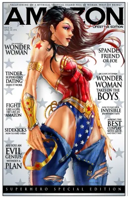 White Widow #4 - Amazon Princess Magazine Metal Cosplay Exclusive