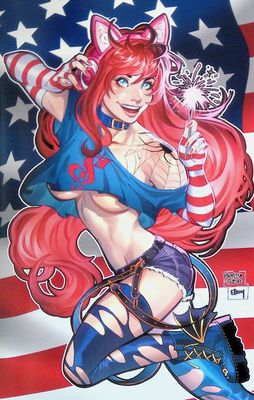 Scarlett #4 - July the 4th Virgin Variant