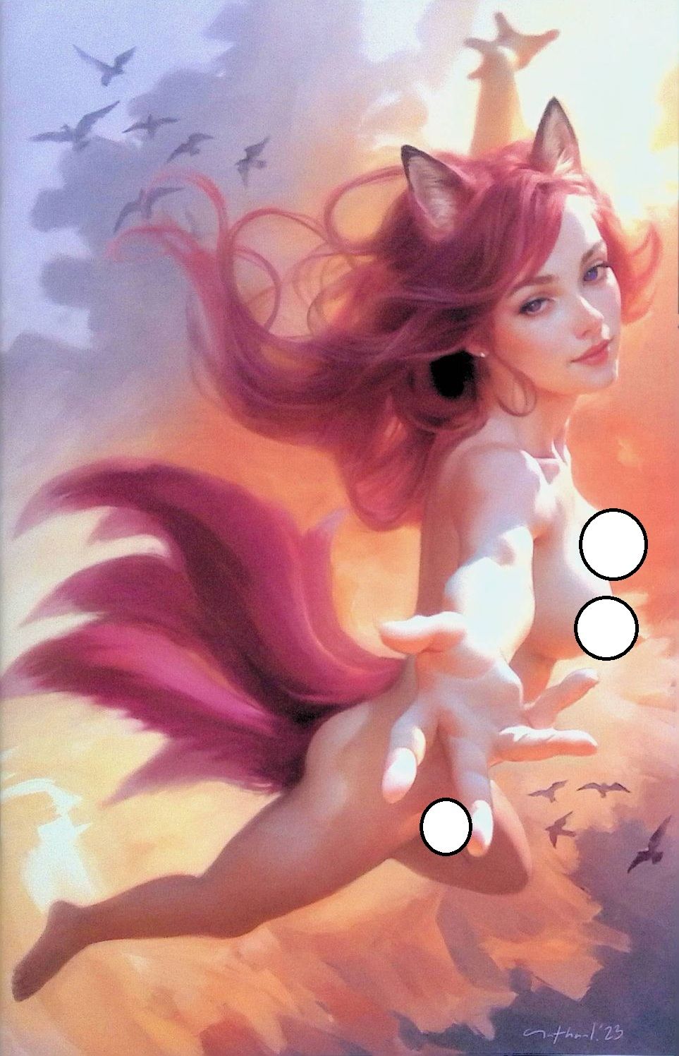 The Girl With Nine Tails #2 - Naughty Kickstarter Virgin Exclusive