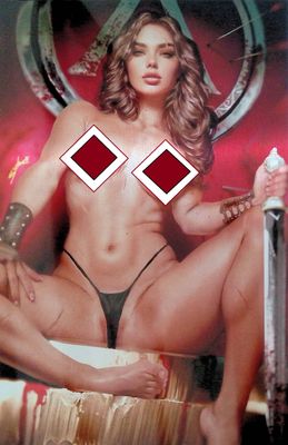 Born of Blood #4 - Naughty Spartan Virgin Metal Exclusive