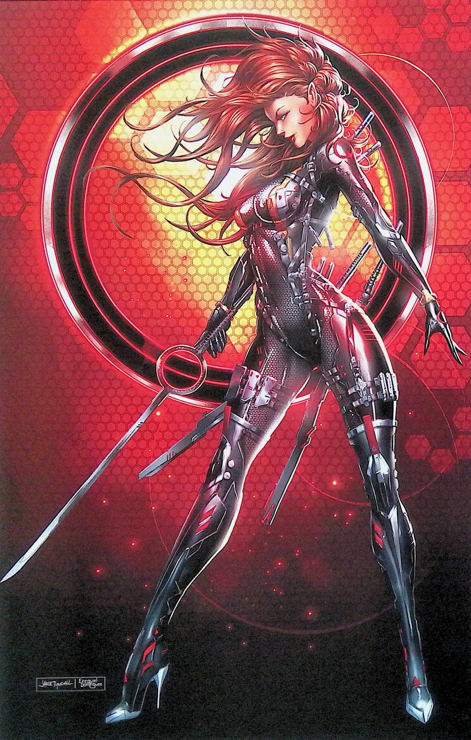Daughters of Eden #1 Cyber Samurai Virgin Variant