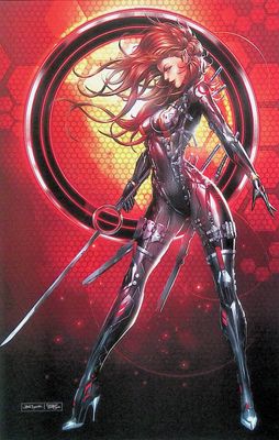 Daughters of Eden #1 Cyber Samurai Virgin Variant