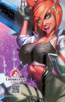 Steve Messenger's Pinups #2 - Space Fox Virgin Exclusive (Signed w/CoA)