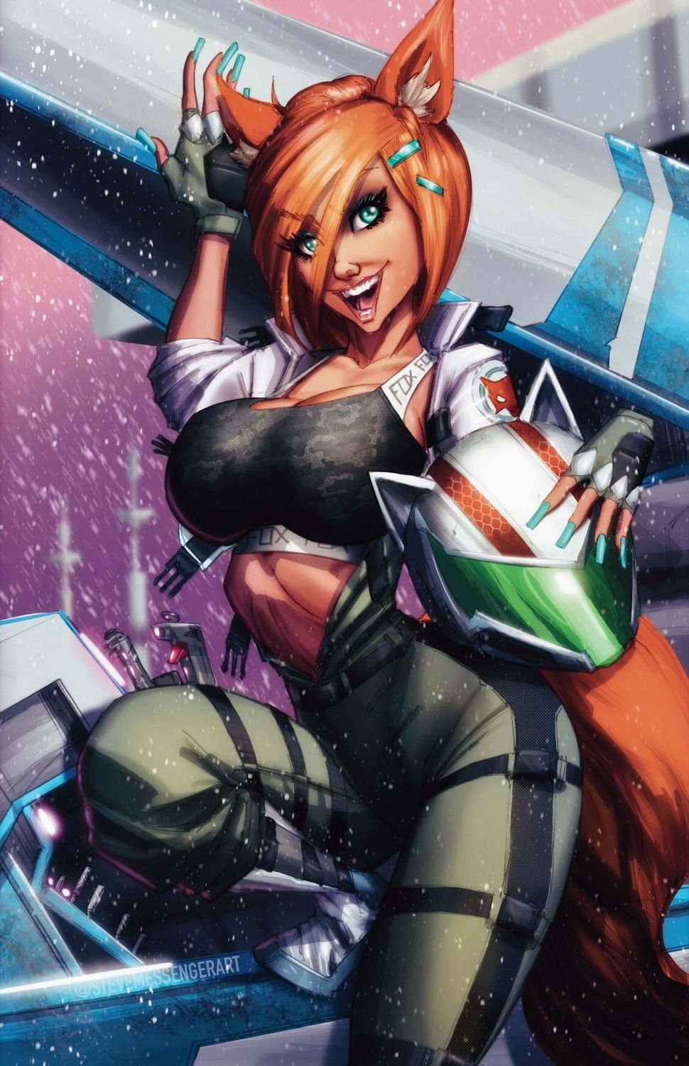 Steve Messenger's Pinups #2 - Space Fox Virgin Exclusive
