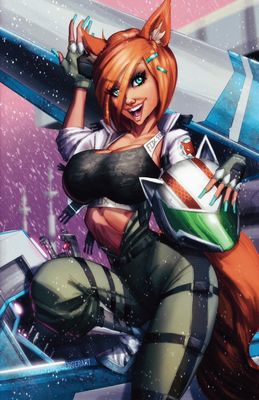 Steve Messenger's Pinups #2 - Space Fox Virgin Exclusive