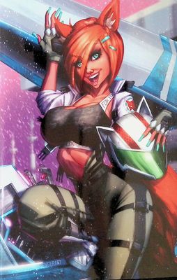 Steve Messenger's Pinups #2 - Space Fox Virgin Exclusive