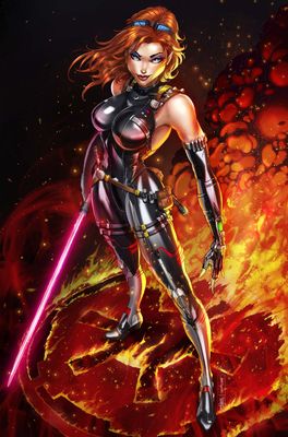 The Devil's Deviants #2 - Skywalker's Mom Black Metal Variant