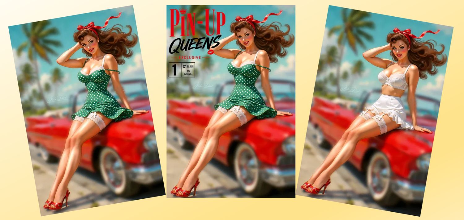 Cool Comics Pin-Up Queens #1 - Hot Rod Exclusives
