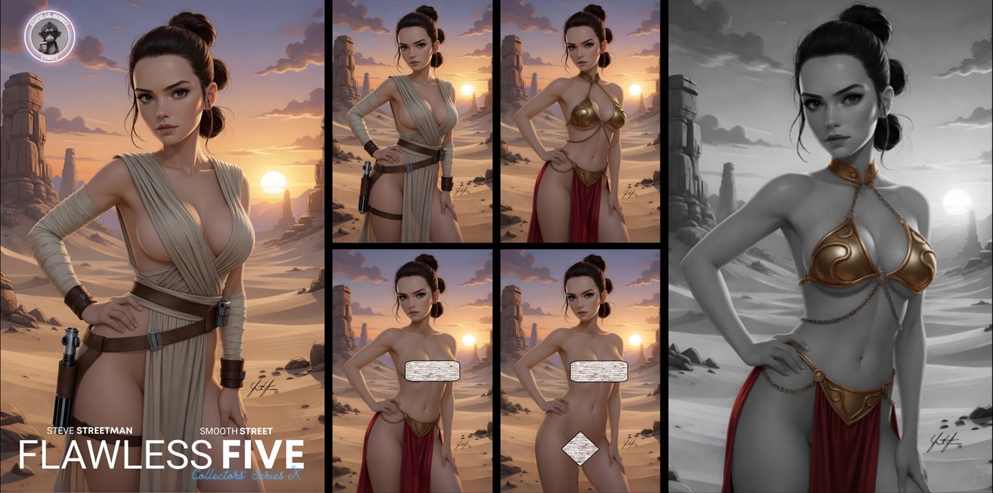 The Flawless Five #5 - Slave Rey Cosplay Exclusives