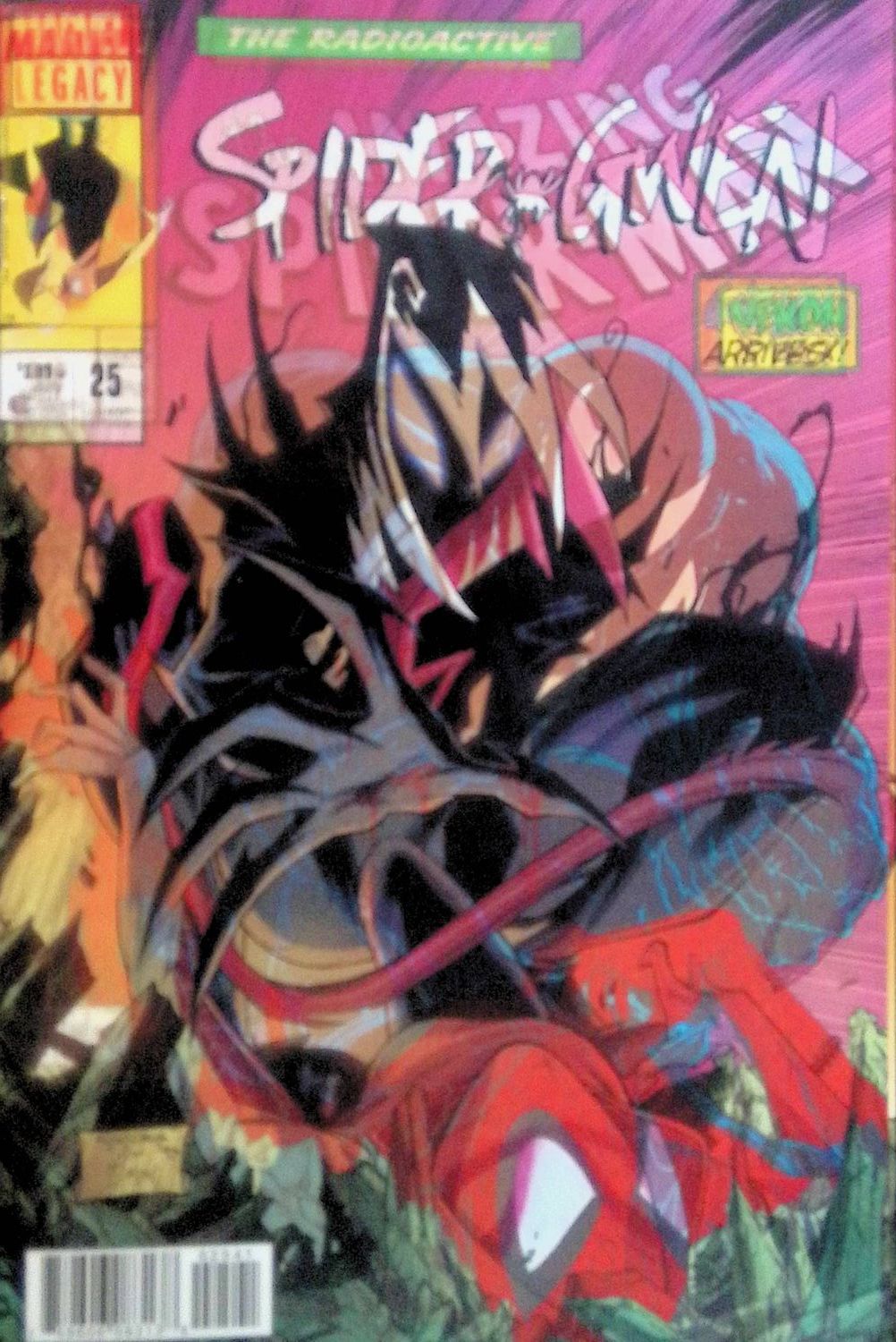 Spider-Gwen #25 - McFarlane Homage - Gwenom Lenticular Variant