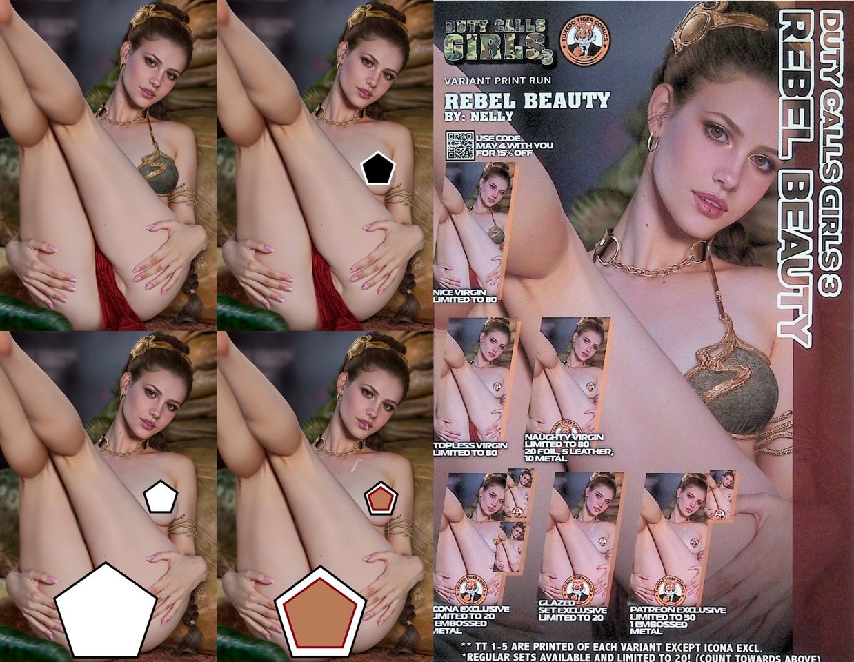 Duty Calls Girls #3 - Rebel Beauty Cosplay Exclusives