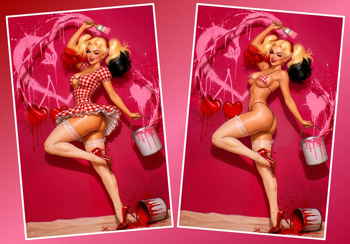 Cool Comics Cover Gallery - Paint Me Pretty Virgin Exclusives