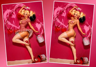 Cool Comics Cover Gallery - Paint Me Pretty Virgin Exclusives