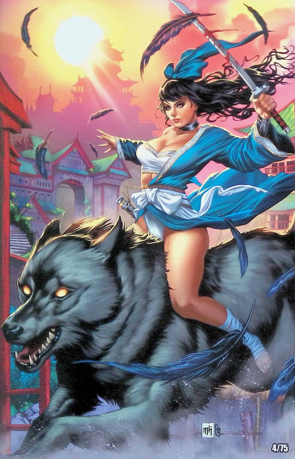 Samurai of Oz #2 - Wolf Rider Virgin Exclusive