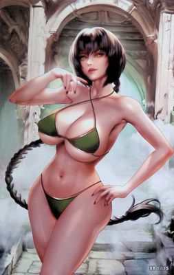 Patriotika Forbidden Dreams #3 - Trickster Bikini Ultra Rare Virgin Exclusive