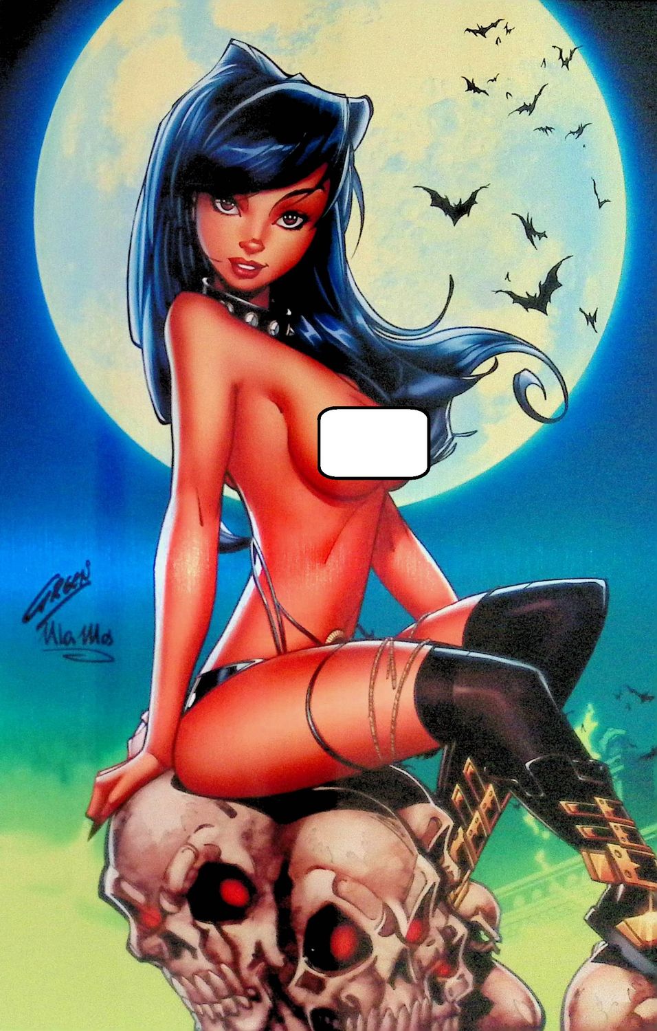 Give Em Hell #1 - Naughty Virgin Metal Kickstarter Exclusive