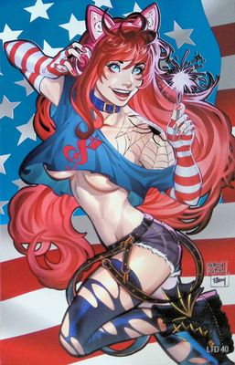 Scarlett #4 - July the 4th - Virgin Metal Variant
