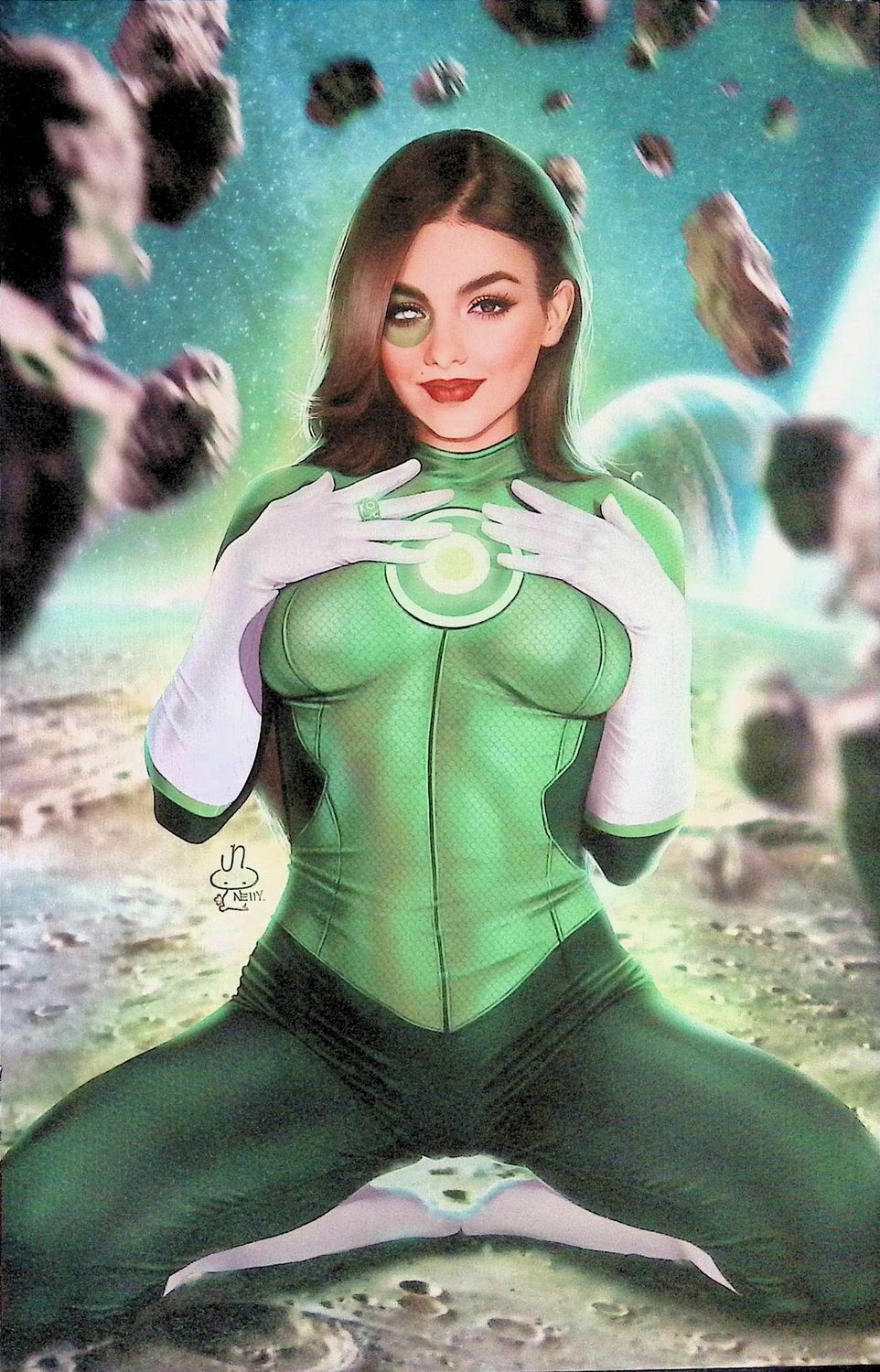 Duty Calls Girls #2  - Space Ranger Virgin Metal Exclusive
