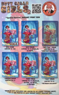 Duty Calls Girls #2 - Spoiled Rotten Virgin Metal Exclusive