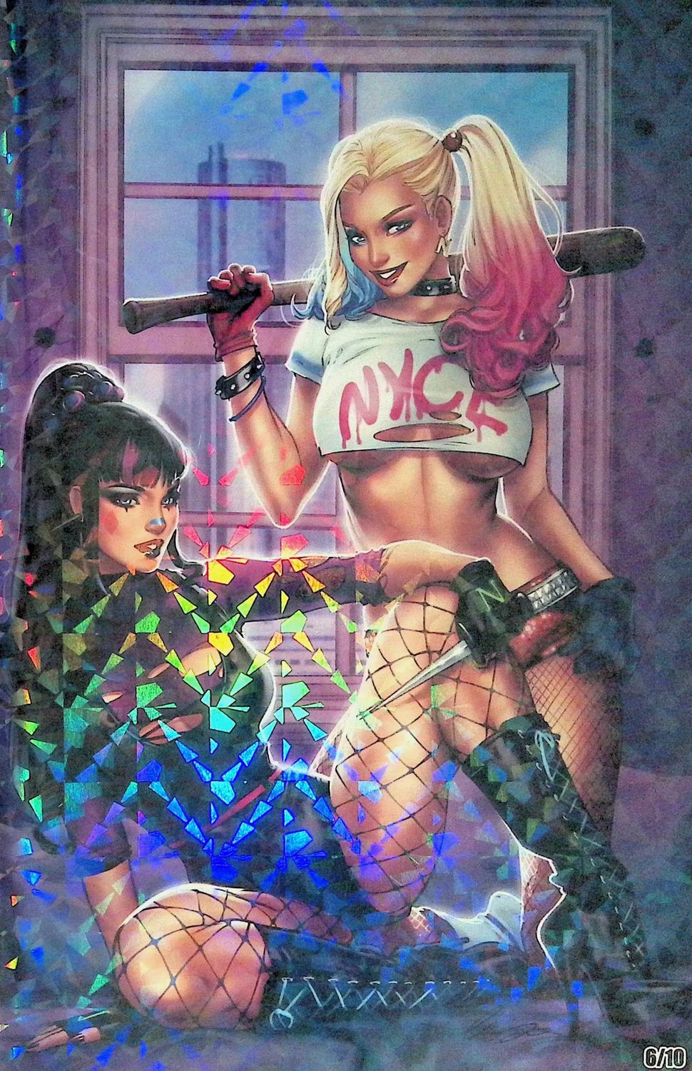 Notti &amp; Nyce Cosplay Gallery - Harley &amp; Punchline Return Cosplay Virgin Crystal Fleck