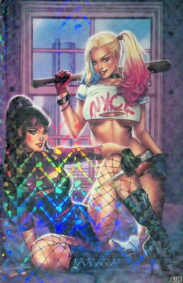 Notti &amp; Nyce Cosplay Gallery - Harley &amp; Punchline Return Cosplay Virgin Crystal Fleck