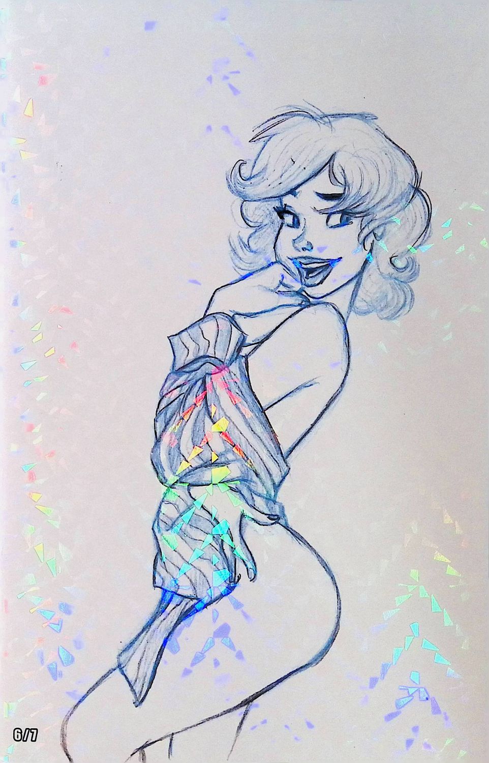 Notti &amp; Nyce #10 - Playboy Homage Virgin Sketch Crystal Fleck Exclusive