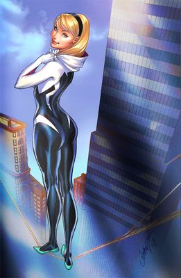 Spider-Gwen: The Ghost Spider #1 - J. Scott Campbell Virgin Foil Exclusive