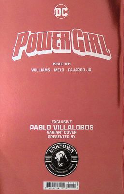 Power Girl #11 - Villalobos Foil Exclusive