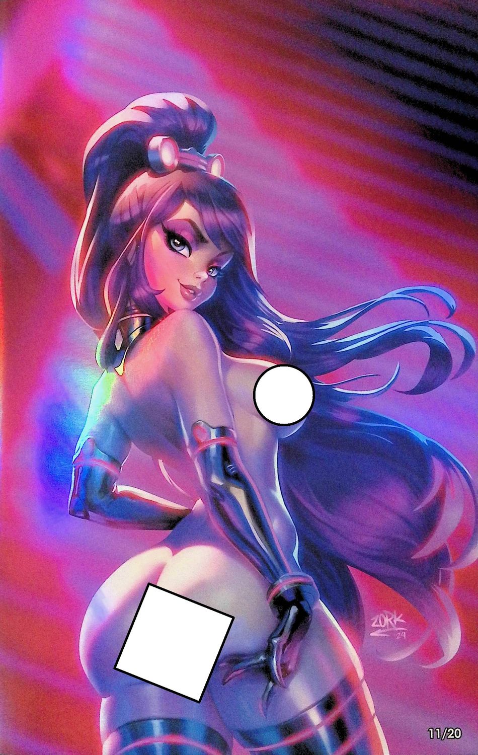 HyperGeist #4 - Kickstarter Virgin Naughty Foil Exclusive