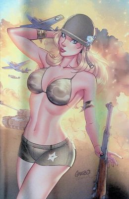 Alien Armageddon: 1944 - Sexy Soldier Virgin Foil Exclusive