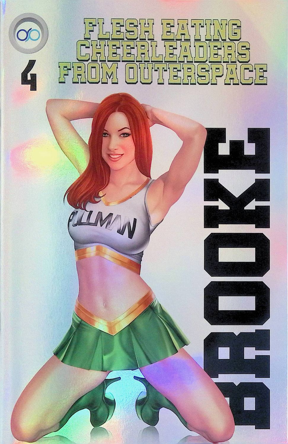 Flesh Eating Cheerleaders from Outer Space #4 - Posing Brooke Holofoil Kickstarter Exclusive