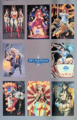 AN's Playhouse Zombie Carnival Cover Gallery Artbook - Kickstarter Virgin Foil Exclusives