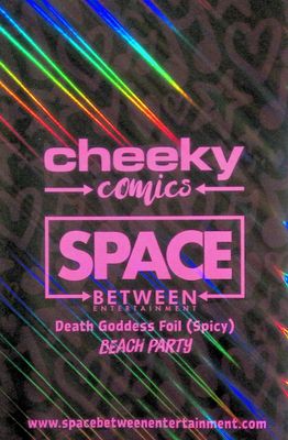 Cheeky Comics Beach Party #1 - Death Goddess Naughty Virgin Foil Variant