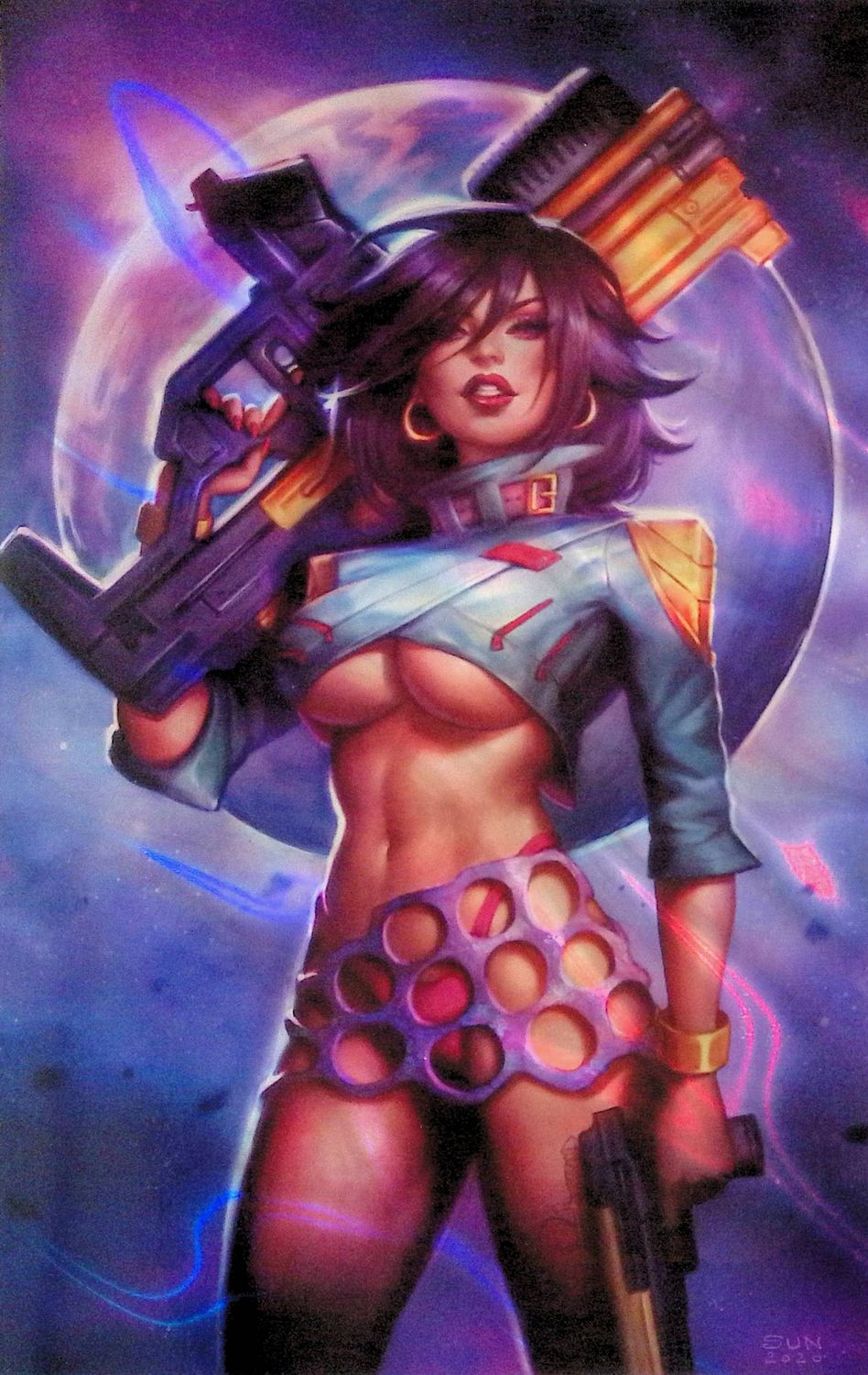 Minxx Cyberpunk #1 - Kickstarter Virgin Foil Exclusive