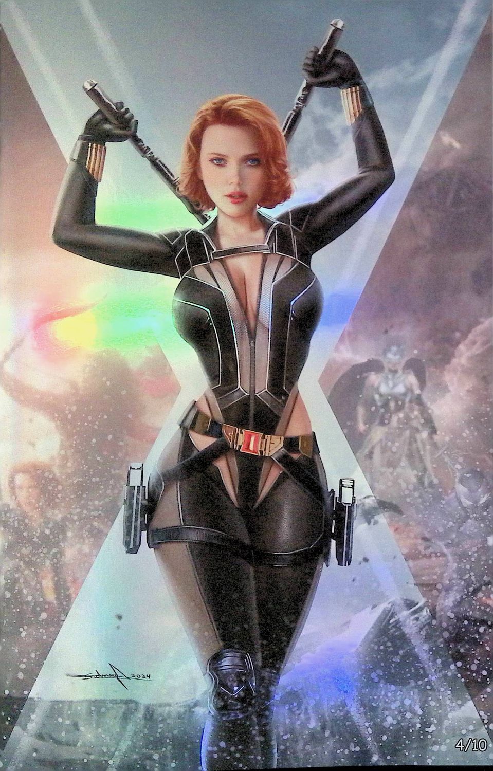 Skyline #3 - Black Widow Virgin Foil Exclusive