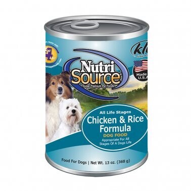 NutriSource® Chicken & Rice Formula Dog Food, 13 Oz