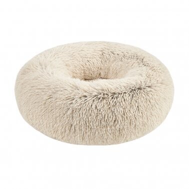 Petcrest® Fur Donut Bed for Dogs & Cats Tan 24